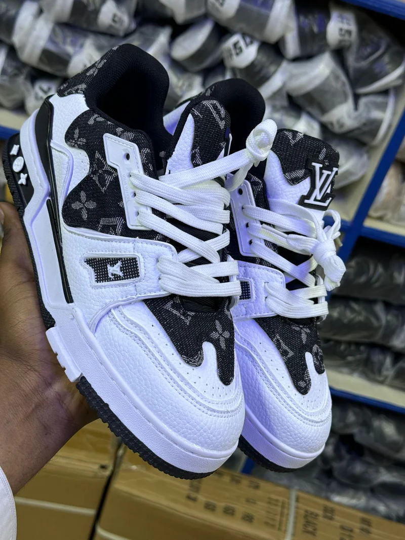 Brand New Louis Vuitton Skate Sneaker in White Black