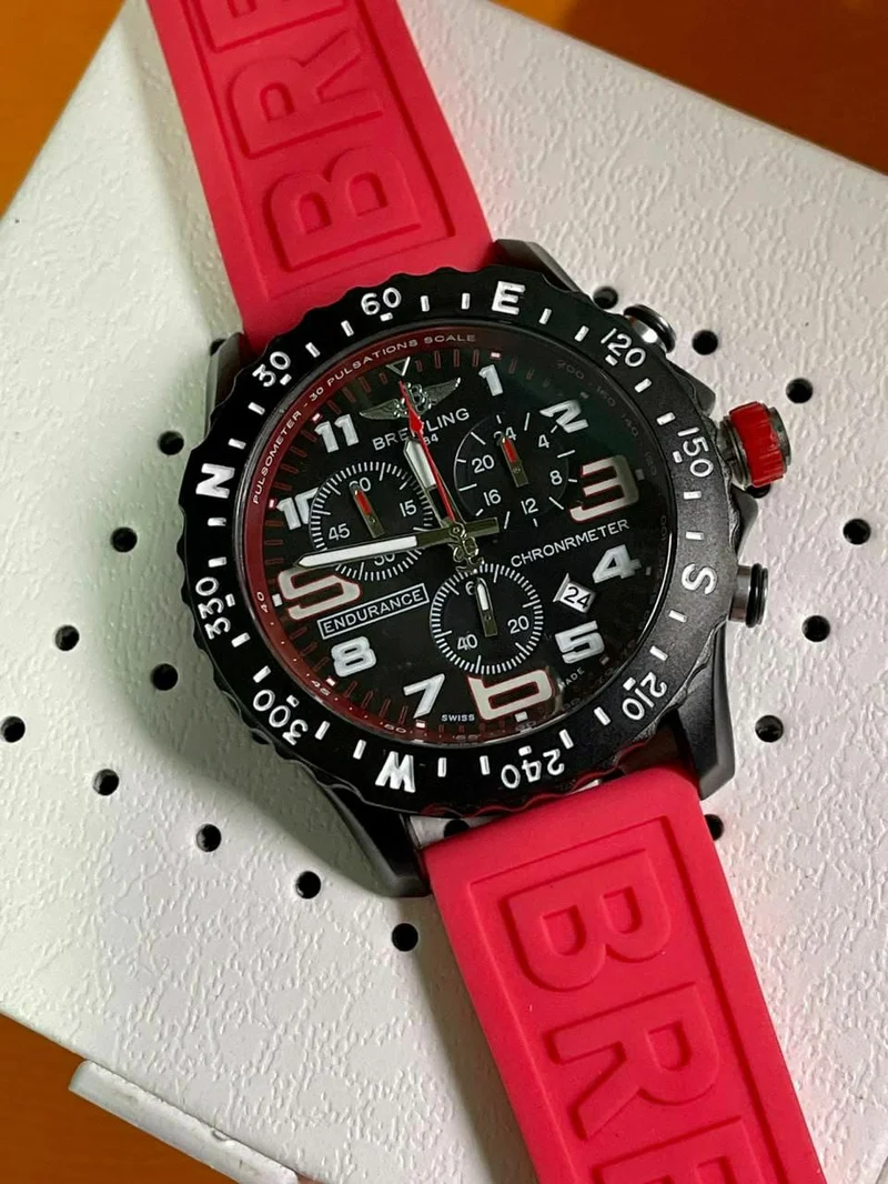 Breitling Endurance Pro: The Ultimate Adventure Red Watch for Men and Women