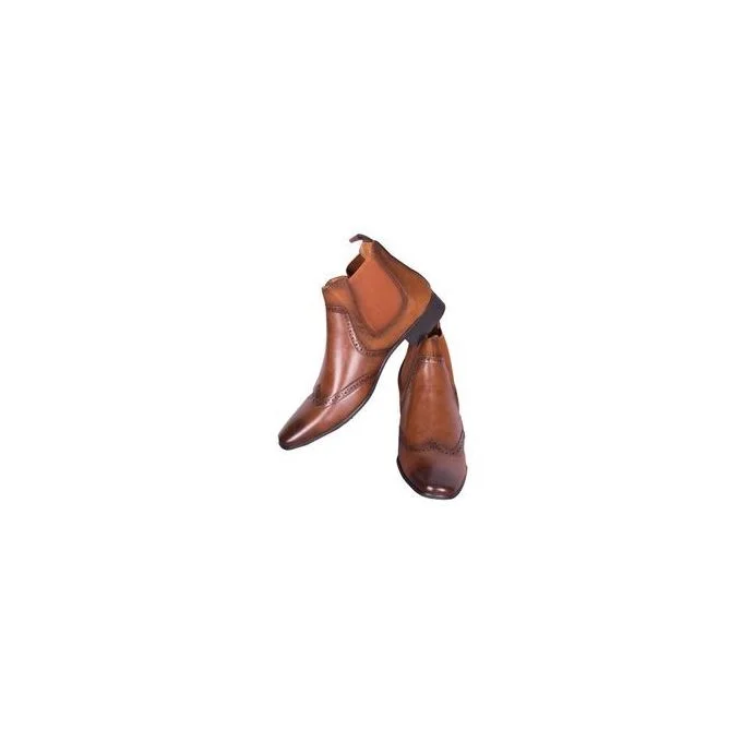 Brown  Slip On Cacatua Men Official And Casual Boots