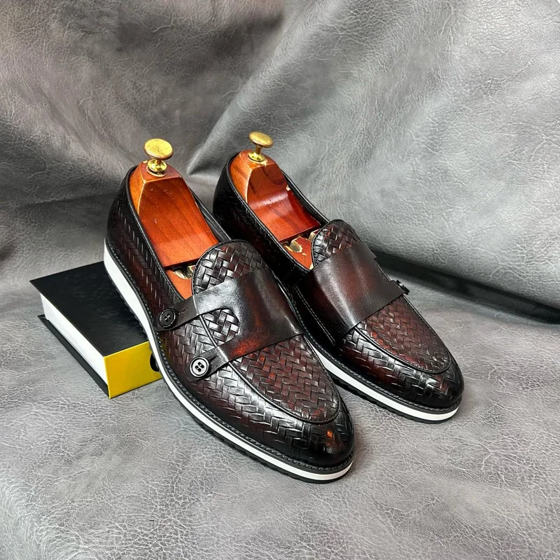 BROWN -BLACK MEN’S LOAFERS SHOES