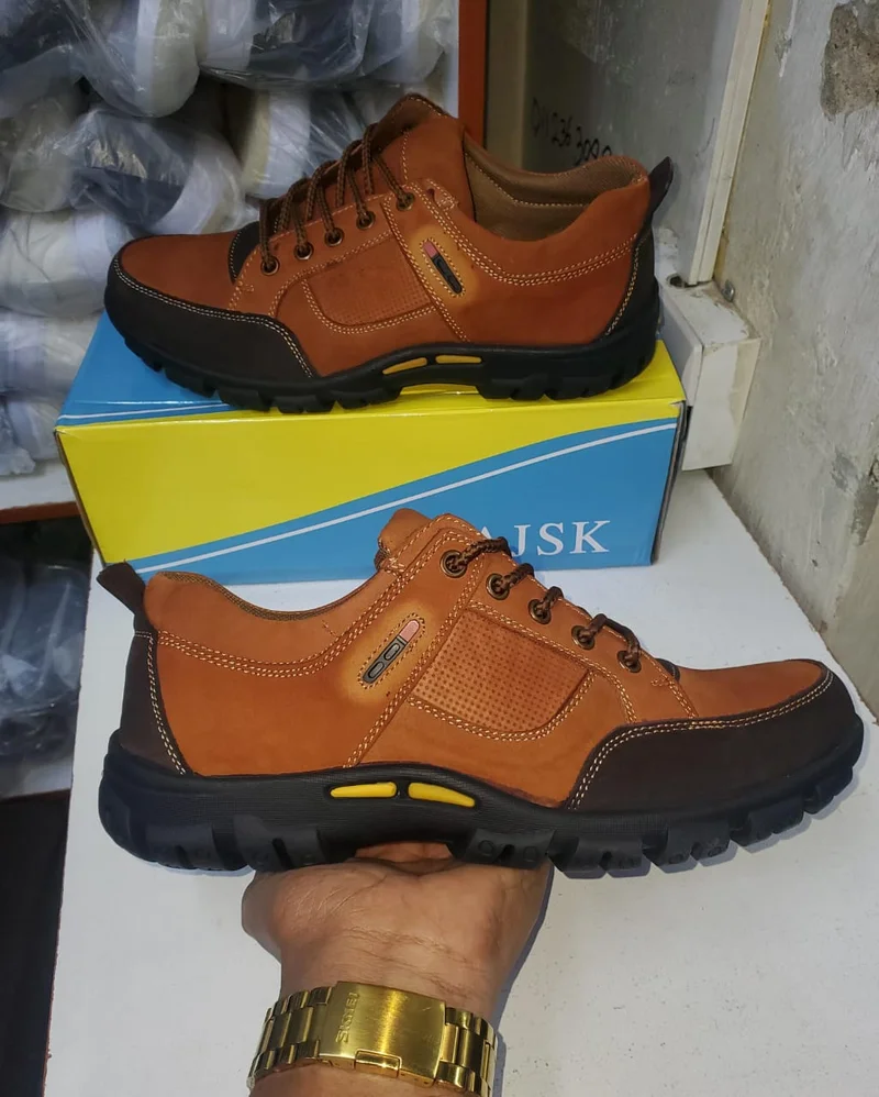 Brown AJSK Laced All-Terrain Outdoor Smart Casual Loafers