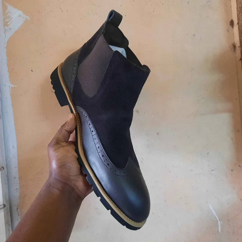 Brown Clarks Fashion Chelsea Boots