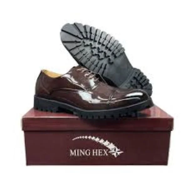 BROWN FORMAL LEATHER SHOES FOR MEN