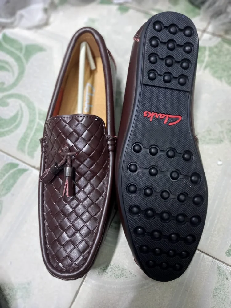 Brown Leather Quality Clarks Loafers