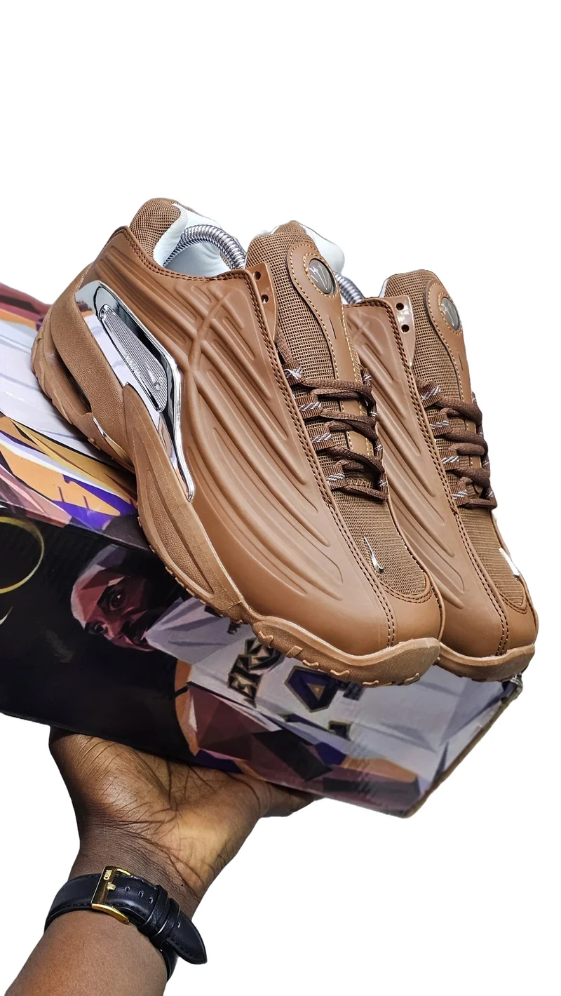 BROWN NIKE X NOKTA HOT STEP DRAKE  RUNNING SHOES