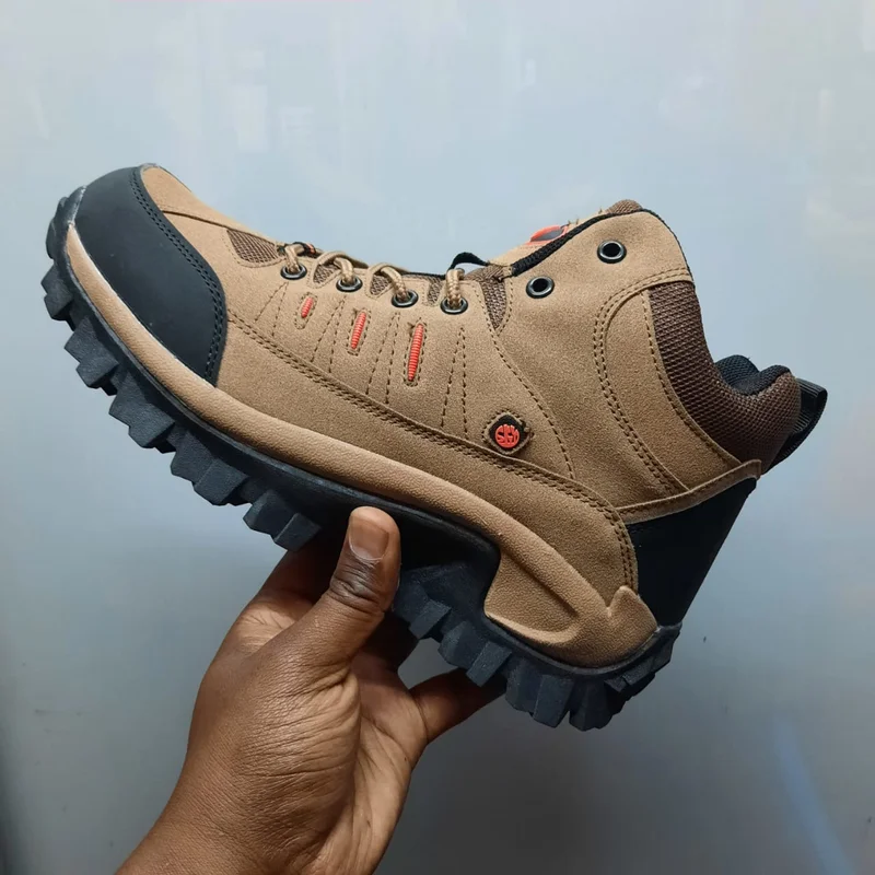 Brown Sky View Men and Women Hiking Durable Boots Outdoor Fashion