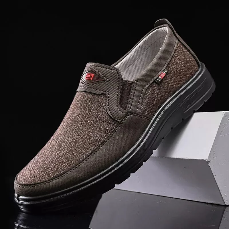 Brown Sports Men's Casual Shoes, Tian Bulon Men Summer Style Men canvas