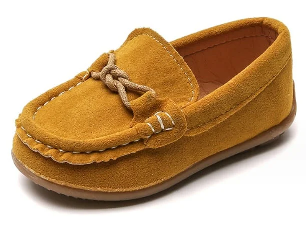 Brown Unisex Kids casual Low top shoes rubber Shoes