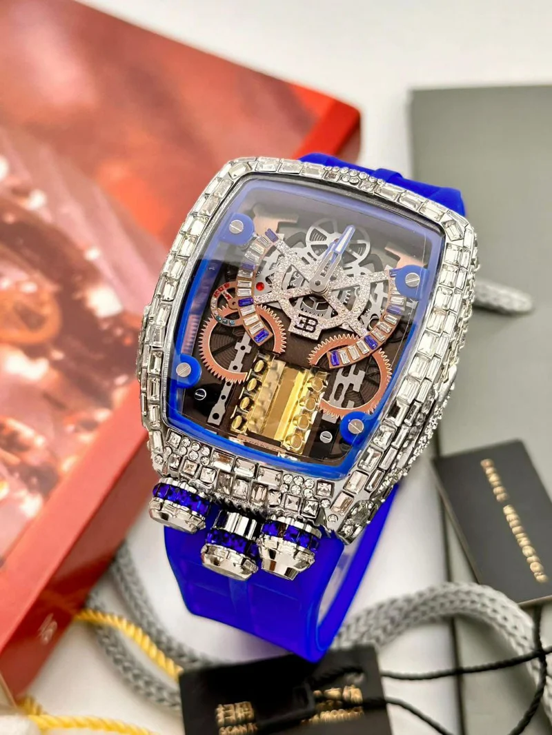 Bugatti Veyron Watch Fashion Casual Men's Mechanical Watch Blue