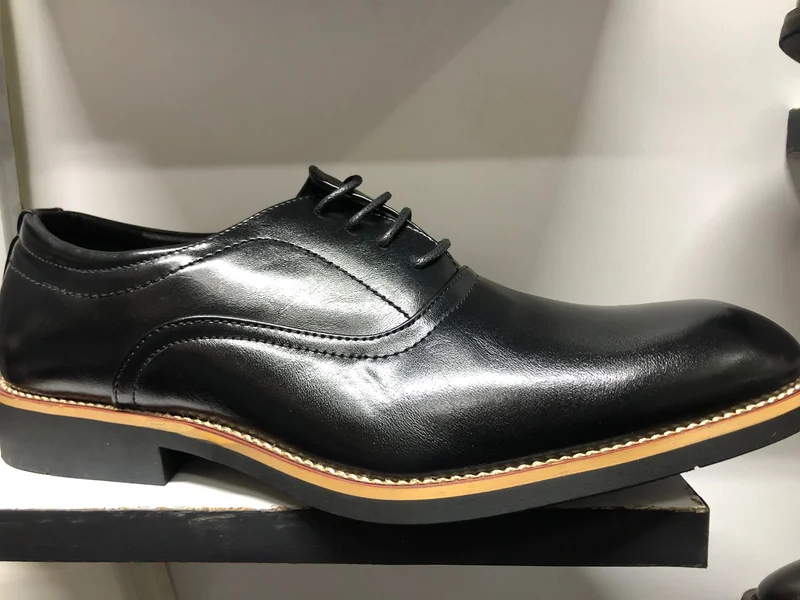 Cacatua Laced Black Laced Leather Quality Official Shoes