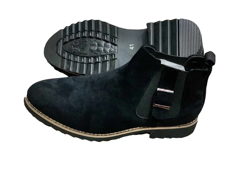 Cacatua Men's Chelsea Boots Suede Leather