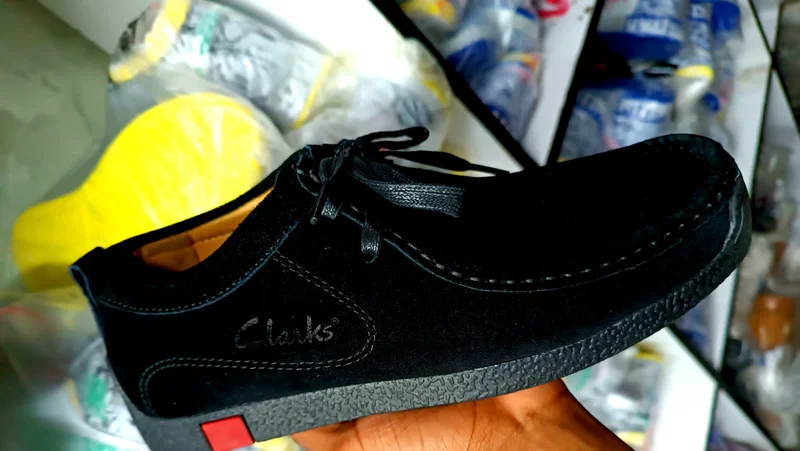 Clarks casual Lowtop shoes rubber Shoes