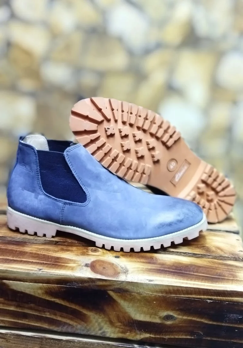 Clarks Chelsea Boots Fashion Men Blue