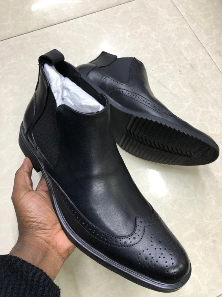 Clarks Genuine Leather Official Boots - Black