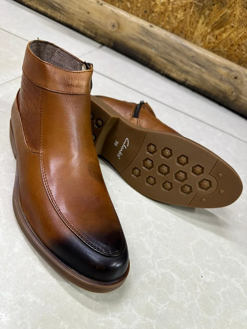 Clarks Leather Work Ankle Zipper Boot - Limited Edition