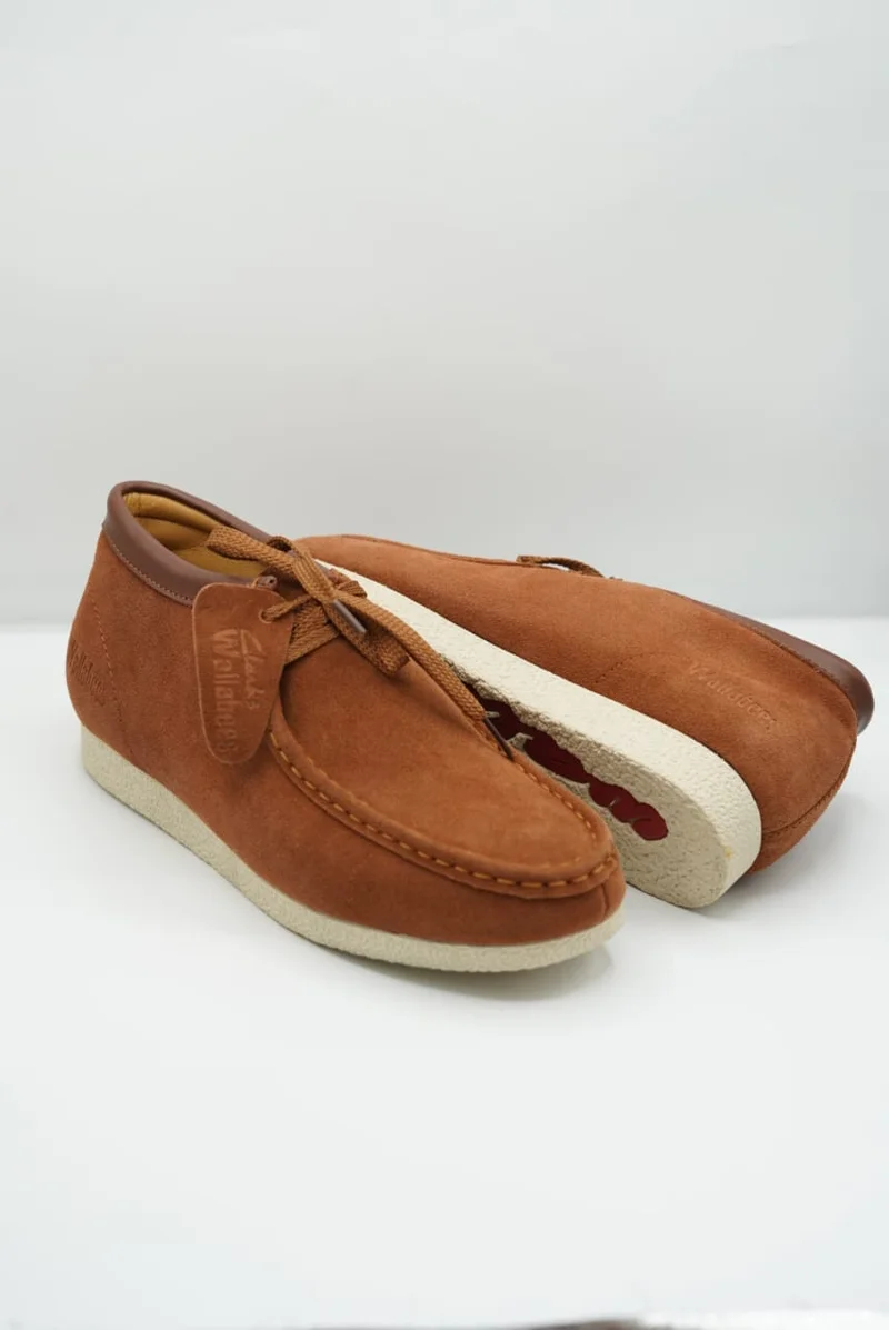 Clarks Wallabee Brown Suede Shoes Moccassins