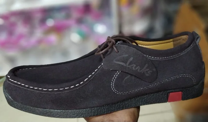 Clarks Wallabee Coffee Brown Suede Shoes Moccassins