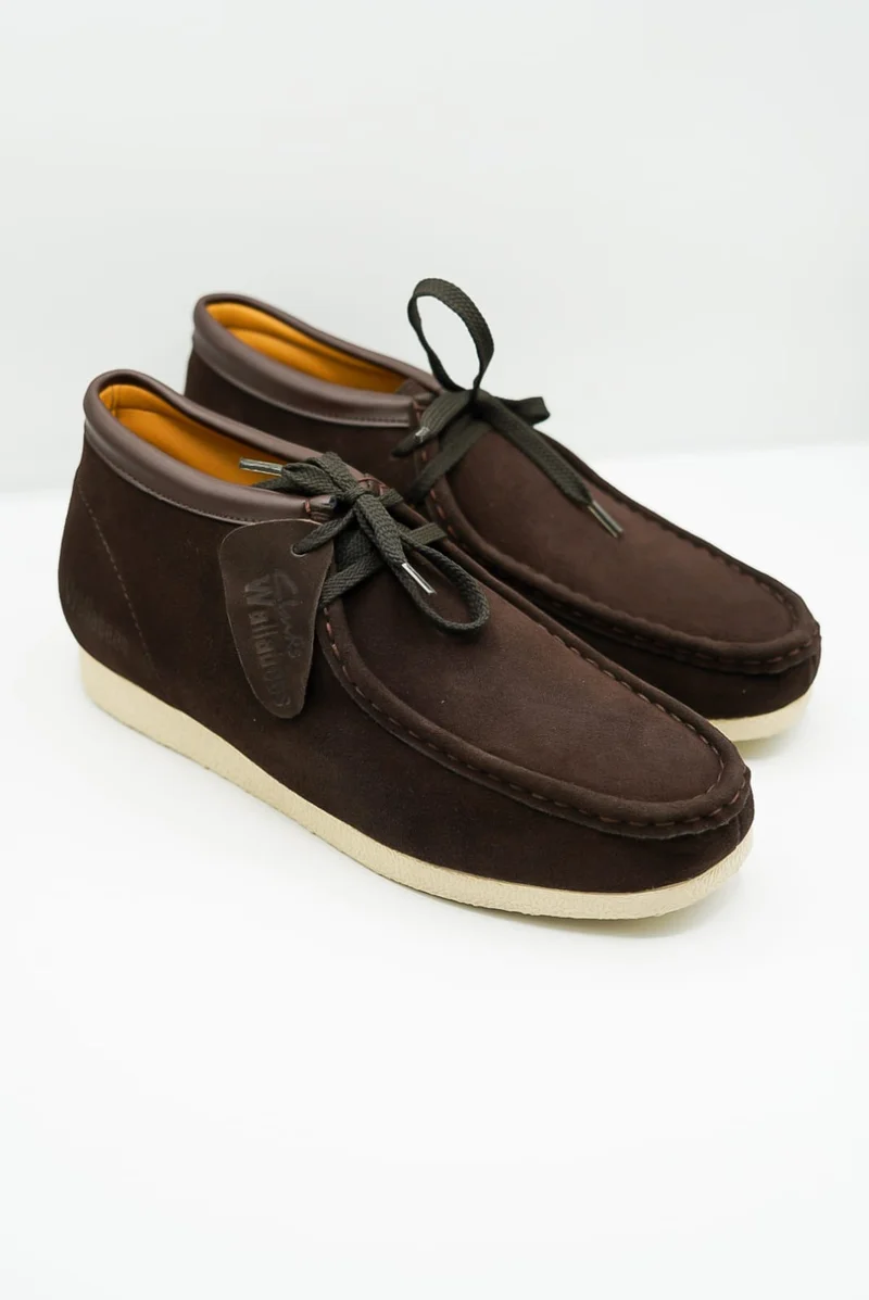 Clarks Wallabee Dark Brown Suede Shoes Moccassins