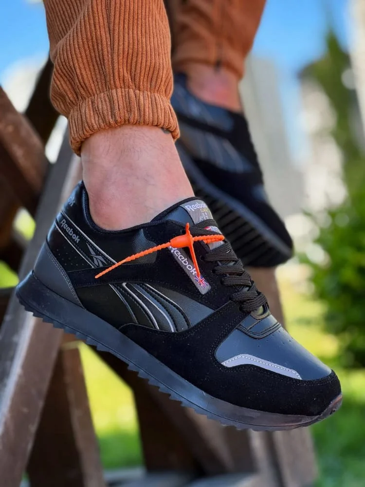 Classic Leather Reebok Black grey