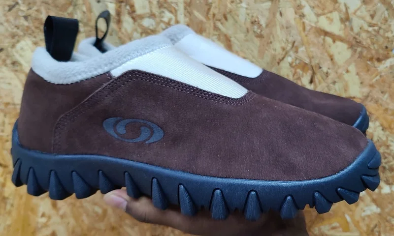 Coffee Salomon Contagrip Unisex Suede Shoes Sneakers