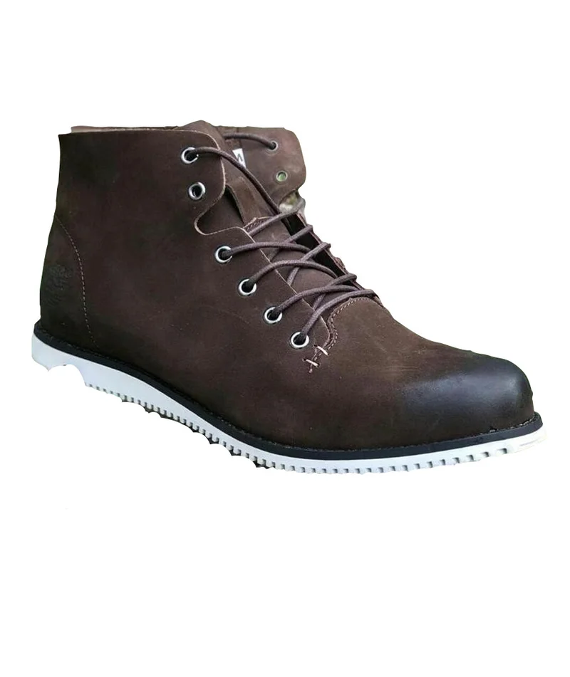 Coffee Timberland Leather Vibram Boot Shoes