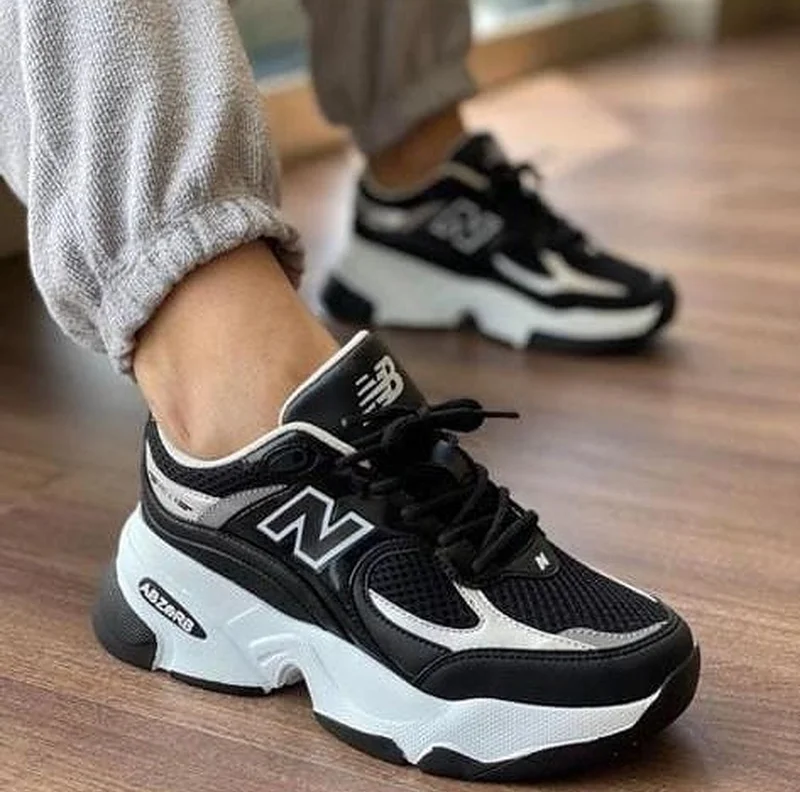 Comfortable New Balance Abzorp Sneakers Black Breathable Lightweight Shoe