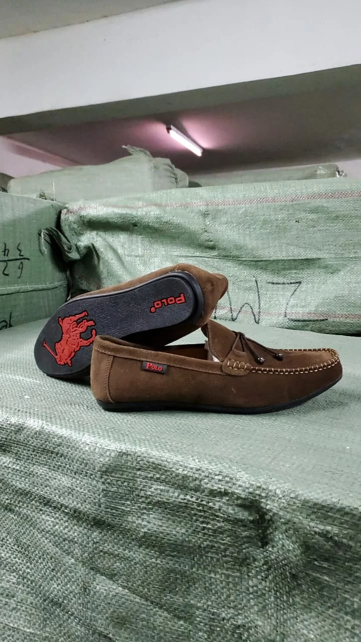 Dark Brown Polo Loafers Men Shoes Footwear