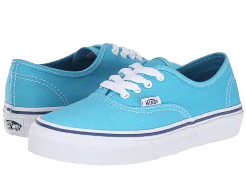 DEEP SKY BLUE DOUBLE SOLE AUTHENTIC VANS SHOES - MEN VANS/WOMEN VANS