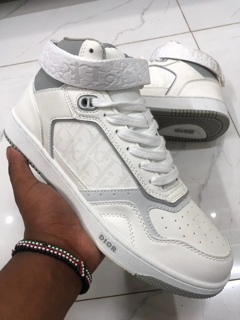 Dior B27 Mid Top White, Grey