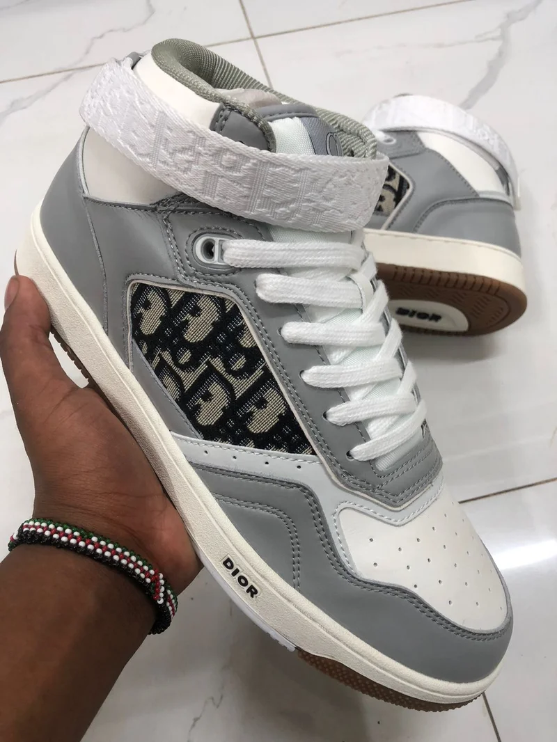 Dior B27 Mid Top White, Grey, Black