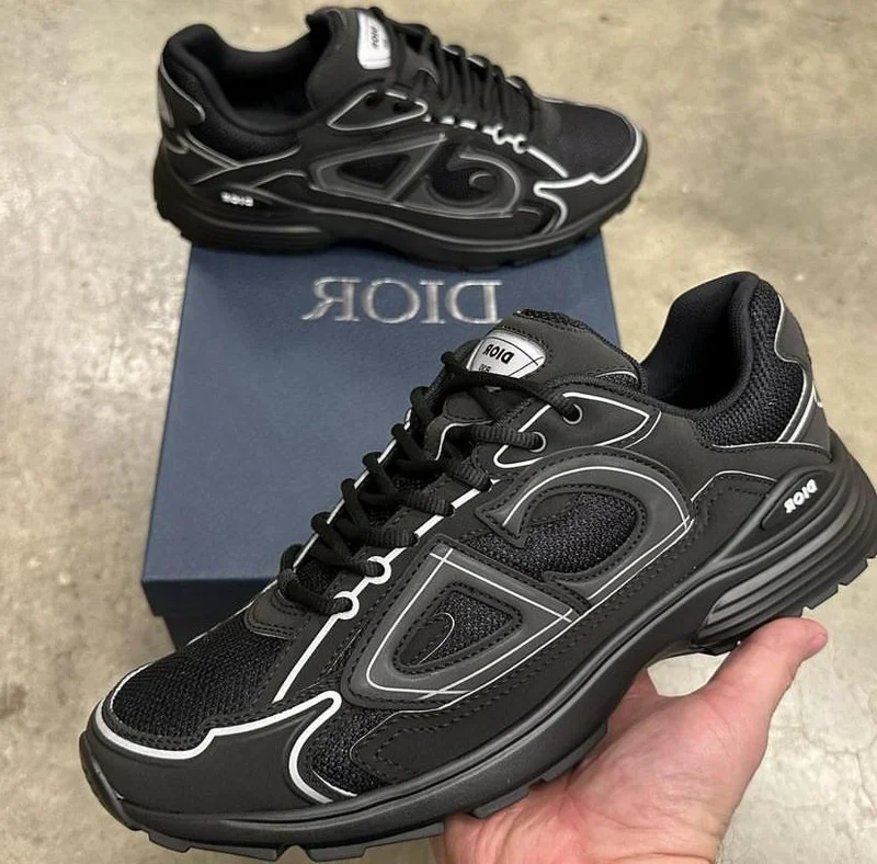 Dior B30 Black Mesh and Technical Fabric