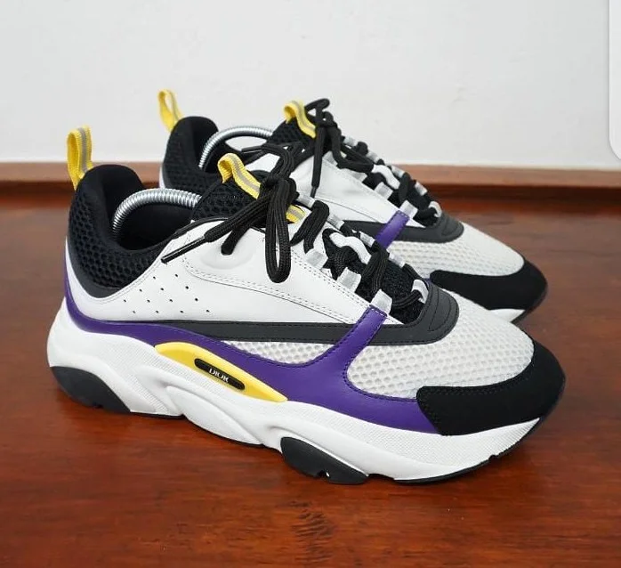 Dior Homme White/ Purple Sneakers