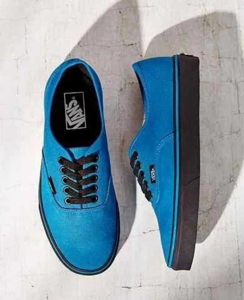 Double Sole Vans  Sky Blue/Black