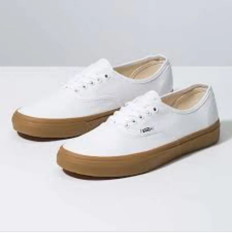 Double Sole Vans of the Wall White