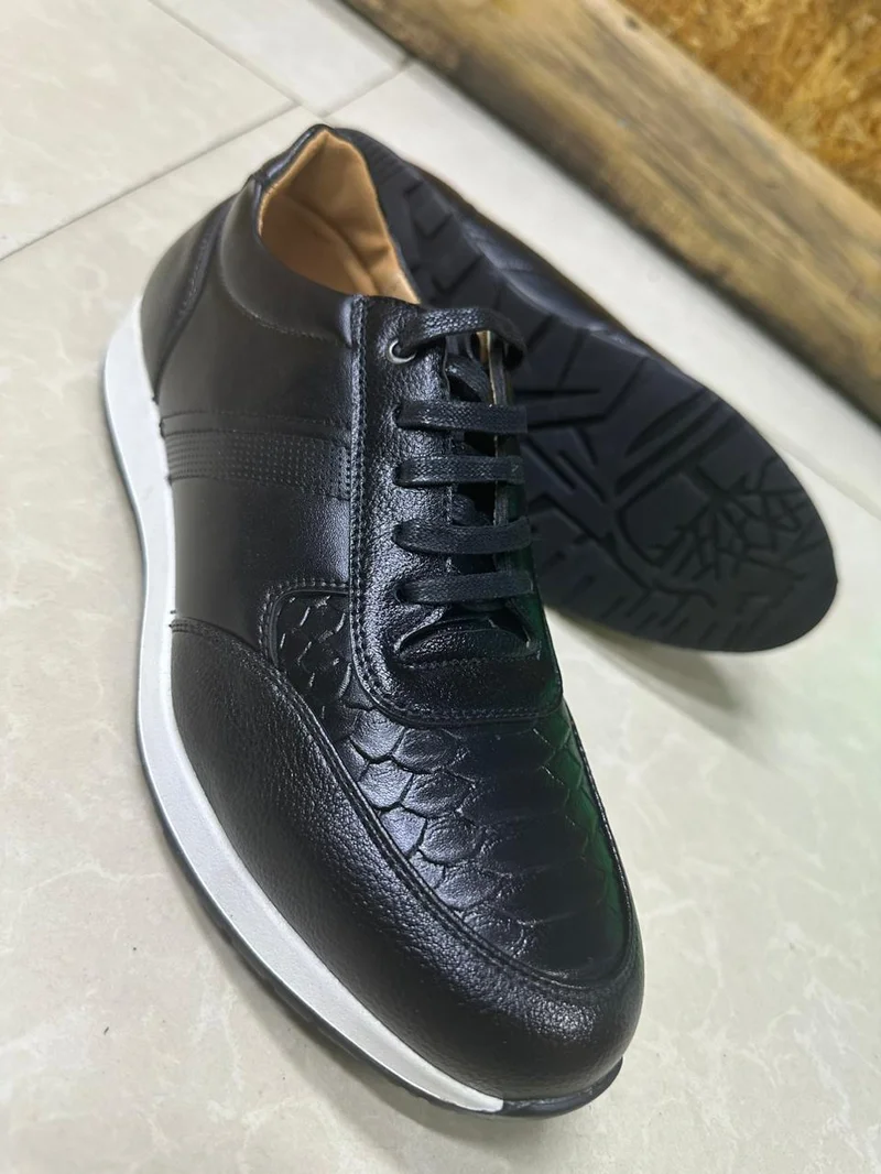 Ducavelli Ageo Genuine Leather Men's Casual Shoes, Sneakers