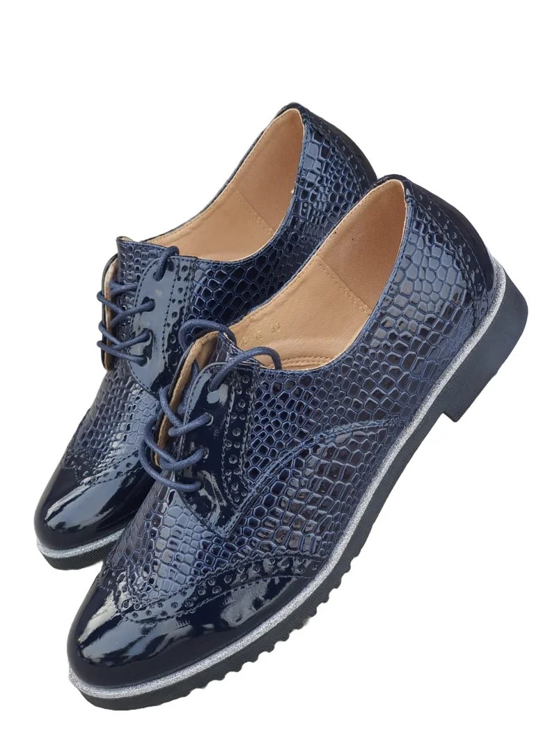 ELEGANT LADIES  LACED BROGUES SHOES.