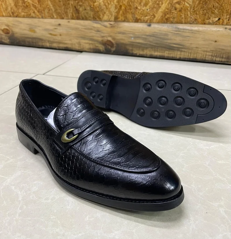 Elegant Men's Leather Loafers-Classic Style, Premium Quality,Formal Men SlipOn