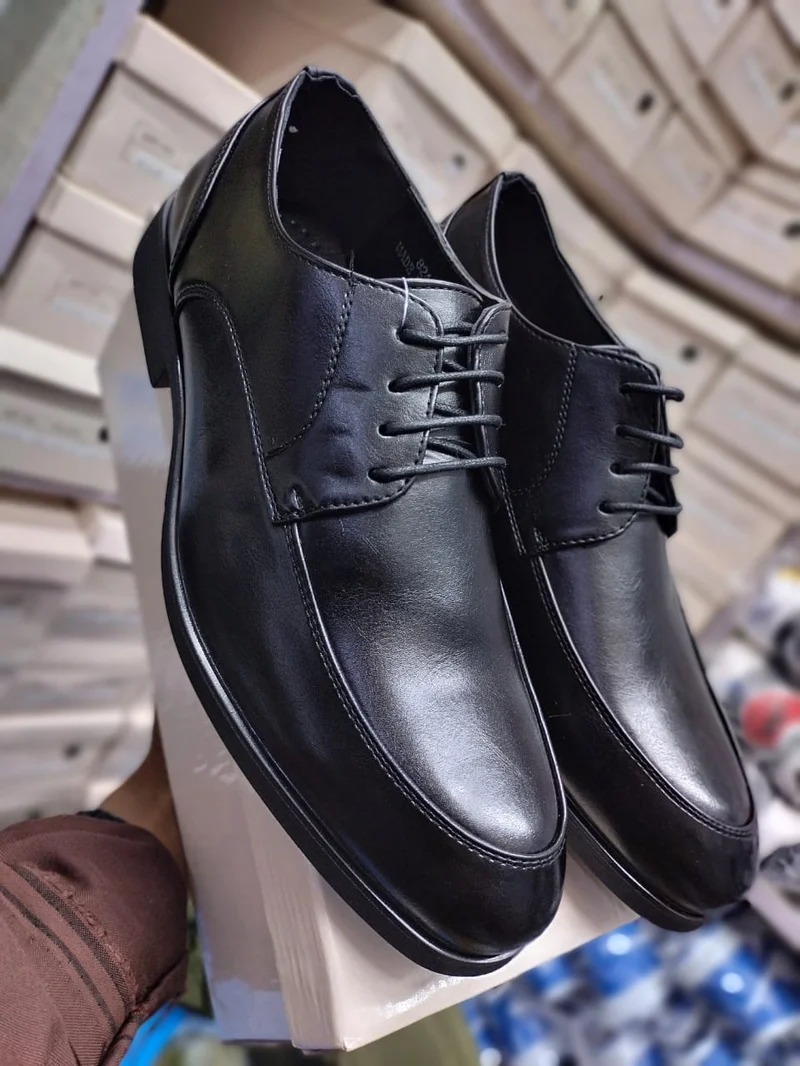 Empire Design Premium Leather Official Shoes Men Black Laced Shoes