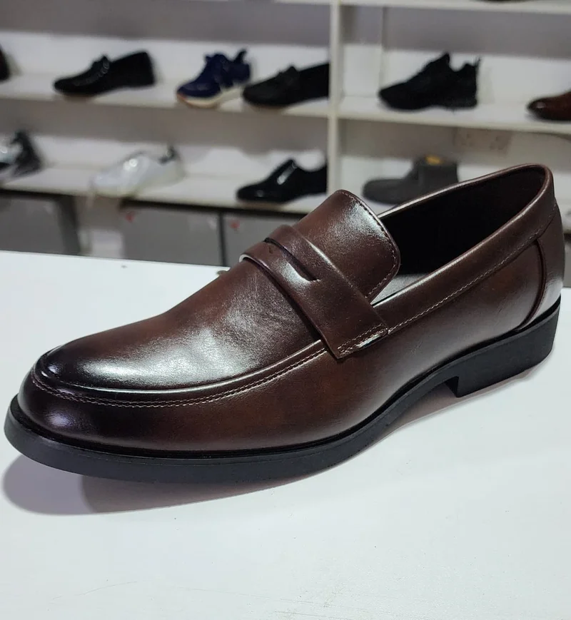 Empire Slipon Premium Leather Official Shoes Men Coffee Brown Slipon Shoes