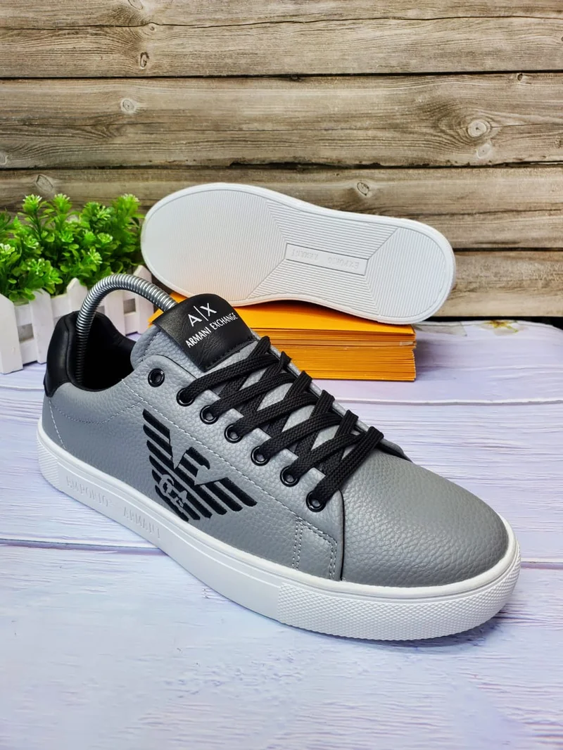 EMPORIO ARMANI Exchange Lace-up Logo-print Sneakers