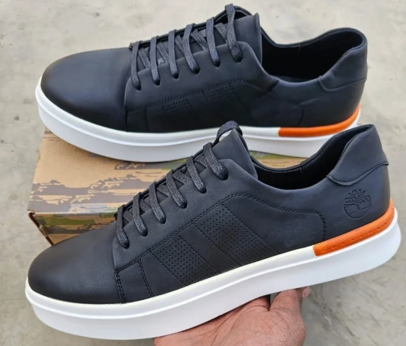 Executive leather Timberland Sneakers-black