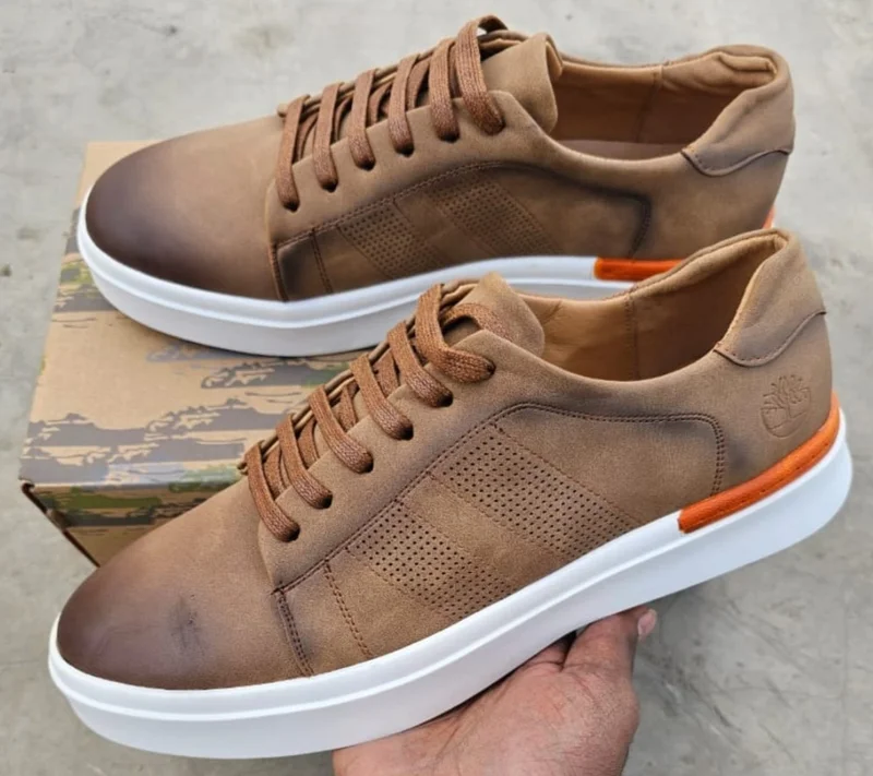 Executive leather Timberland Sneakers-Brown