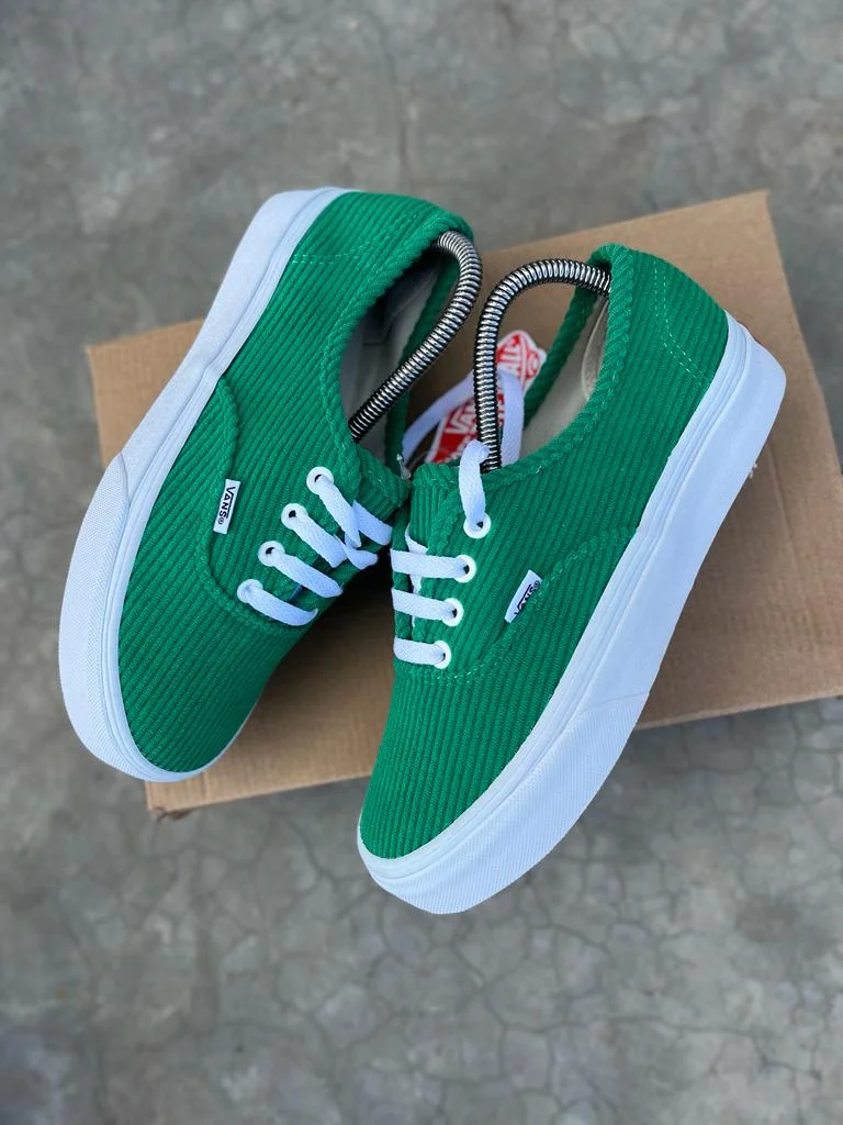 Fabric Double Sole Vans of the Wall Green unisex