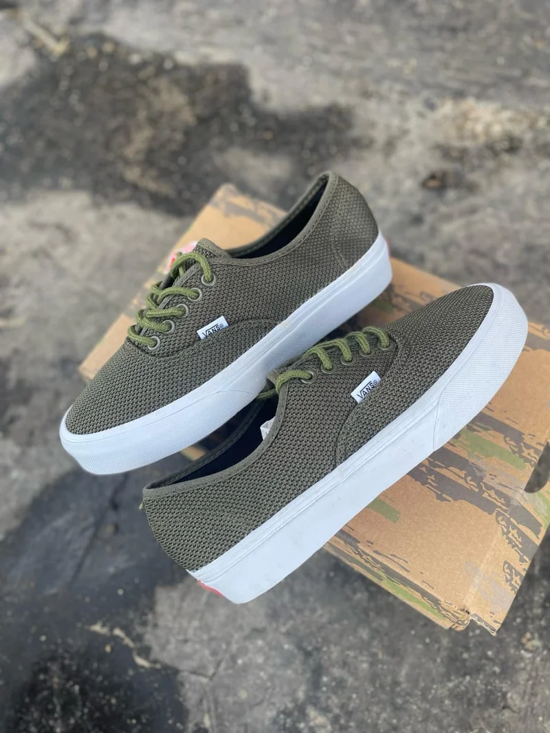 Fabric Double Sole Vans of the Wall Sneakers