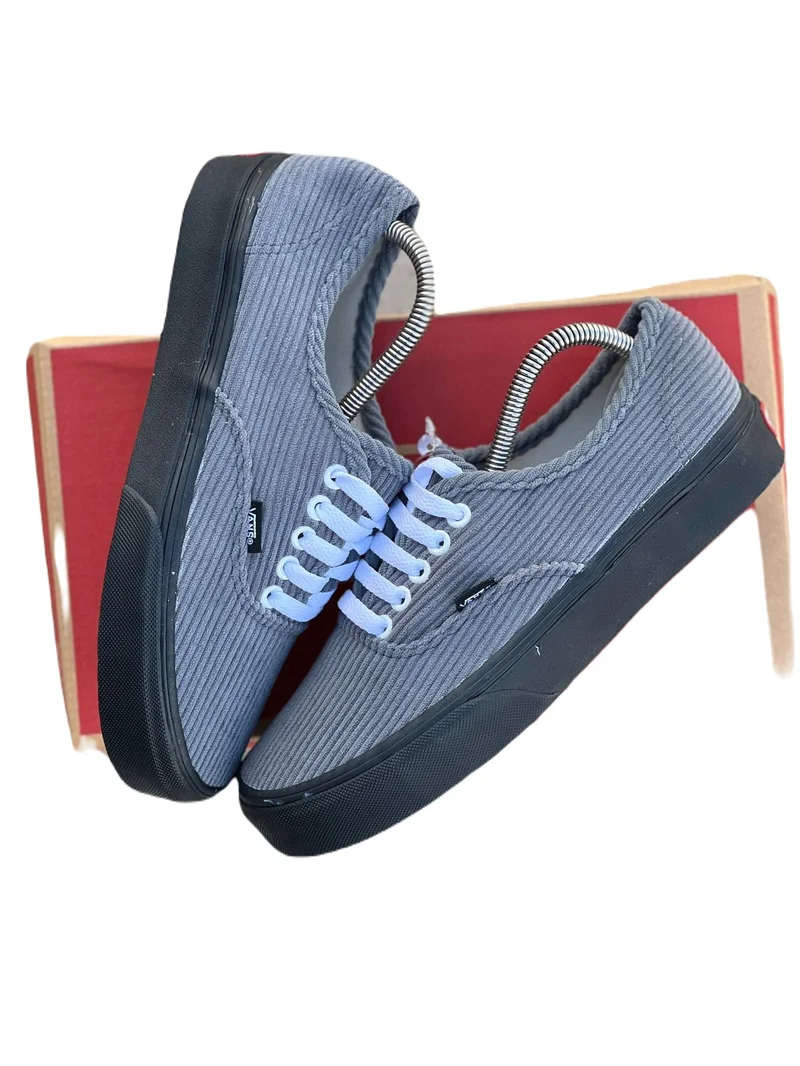 Fabric Double Sole Vans of the Wall Sneakers Grey - Black Sole