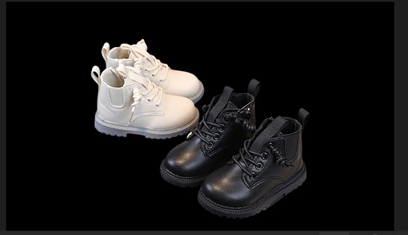FANCY AND STYLISH LITTLE ANKLE BOOTS FOR KIDS(BLACK)