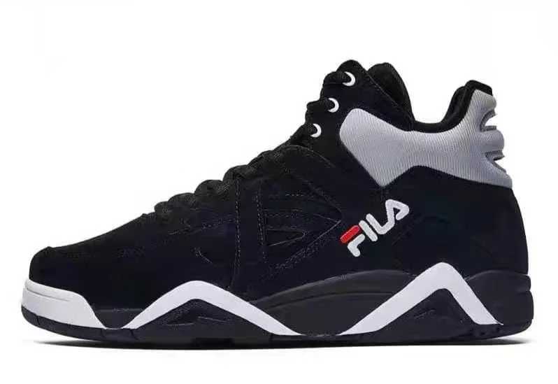 Fila Cage Tc Mid Fila Retro Basketball Shoes - Black
