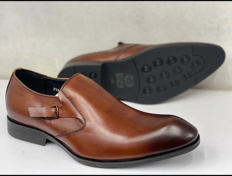 Franco Banetti Premium Leather Brown Official Bug on Shoes