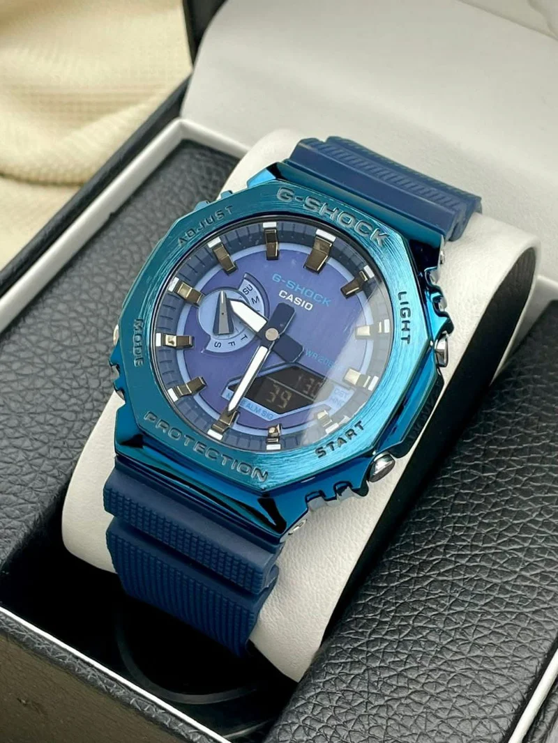 G-Shock High Quality Original Japan GA-2100 Men Blue Wrist Watch