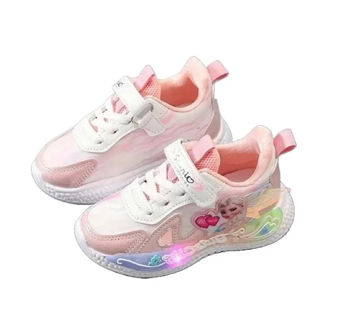 GIRL'S ELSA THEMED LED SNEAKERS(FROZEN)